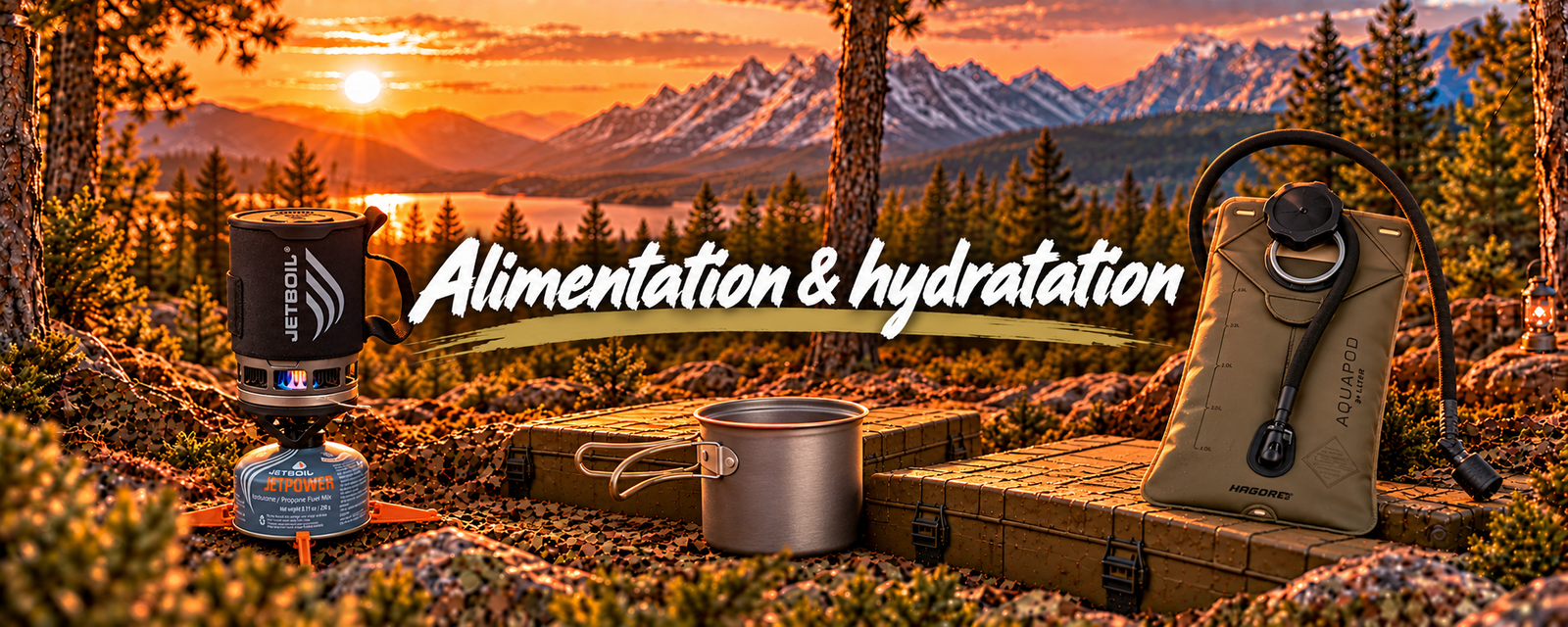 Collection de produit alimentation et hydratation