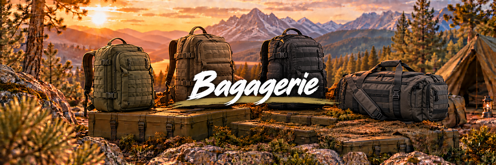 Collection bagagerie tactiques et outdoor