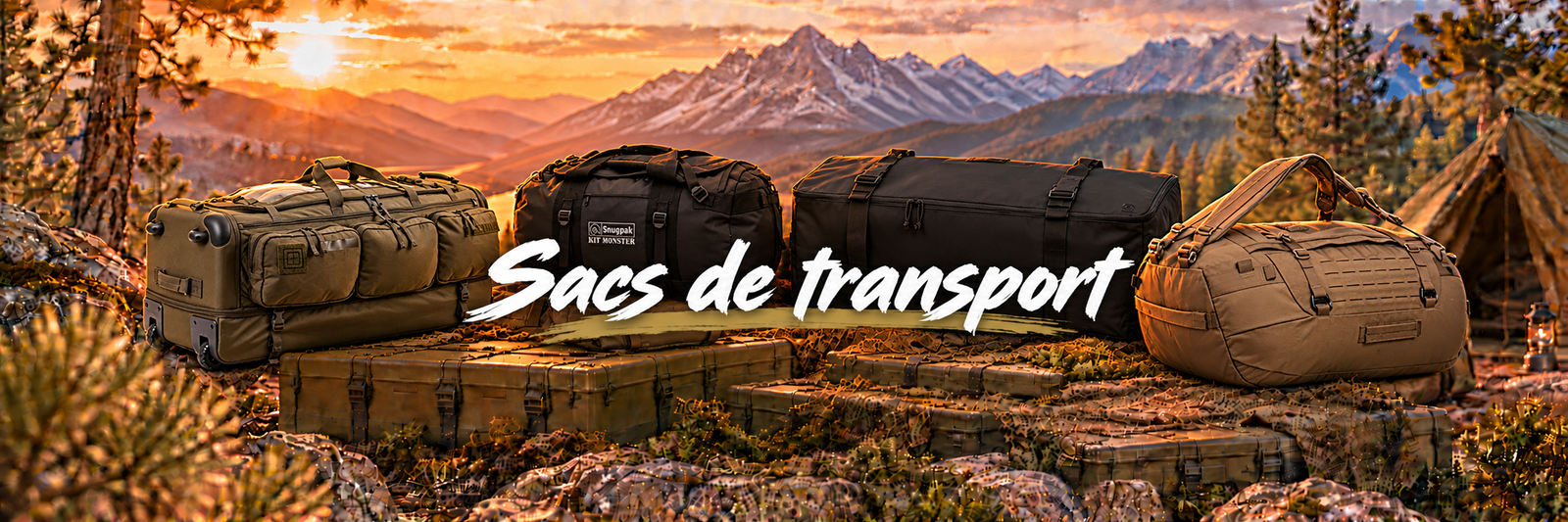 Collection de sac de transport