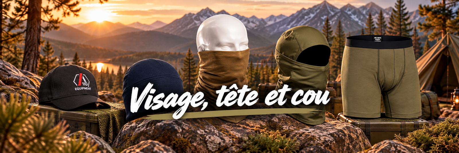 Collection de sous vêtements tactiques et outdoor
